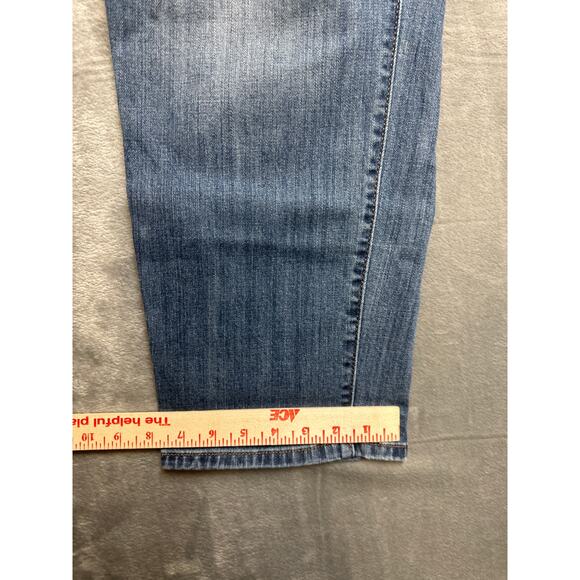 Jennifer Lopez Distressed Boyfriend Jeans Women's Size 20W Blue Denim - Picture 6 of 13
